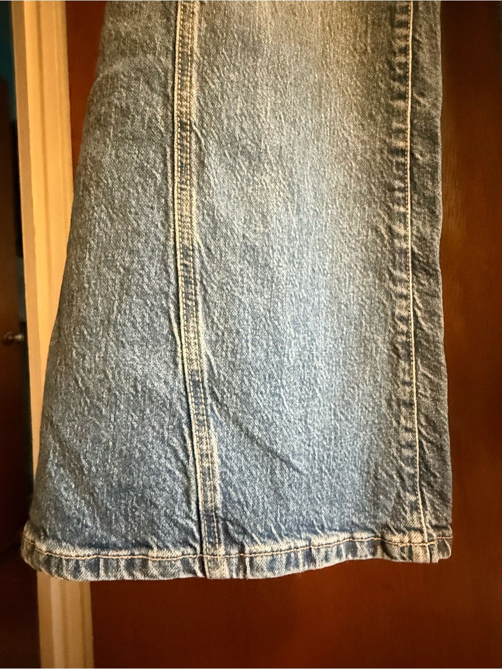We The Free Women's Dark Blue Flare Jeans - Picture 7 of 8